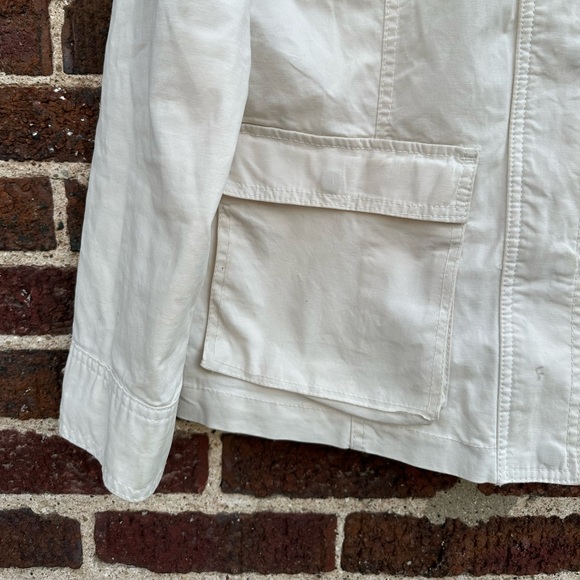 Target Universal Thread white collared utility jacket (size medium) with POCKETS - Picture 3 of 6